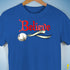 Believe Agender Pride Jingle Bell Premium Unisex T-Shirt - Royal Blue
